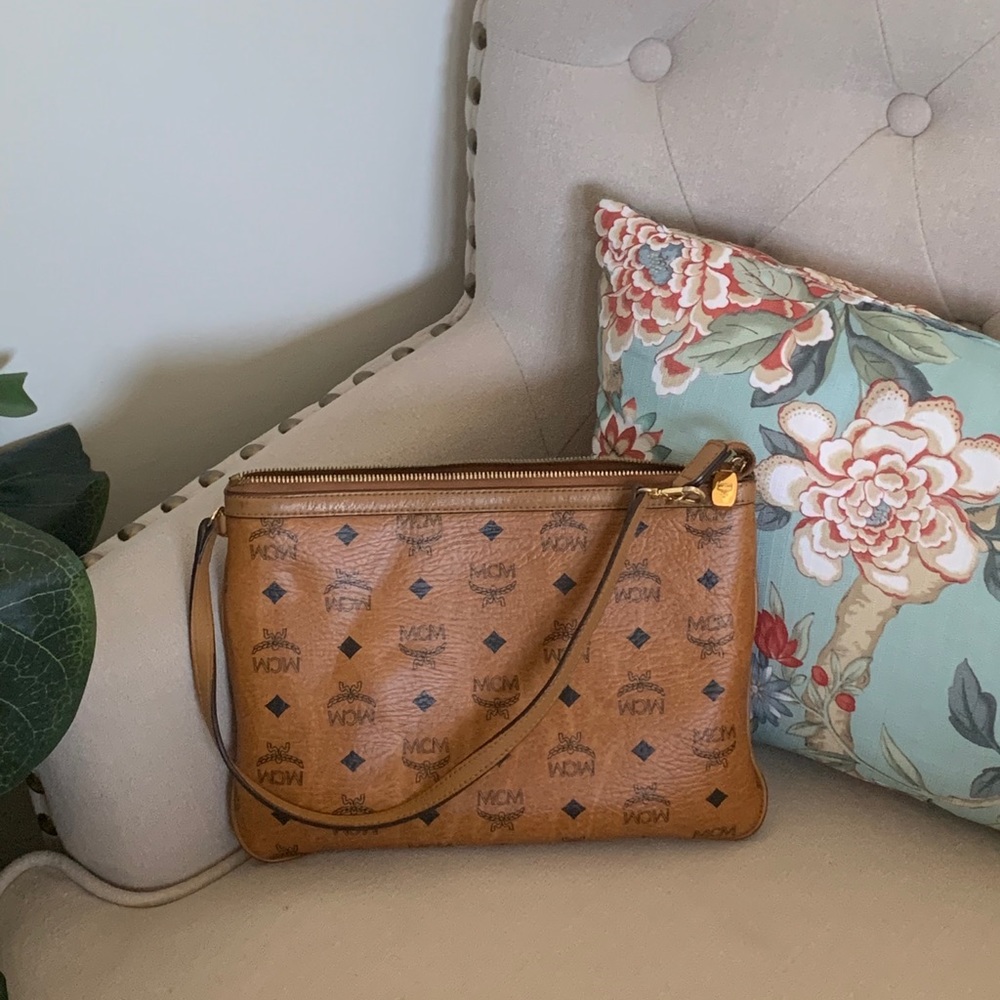 Authentic MCM clutch